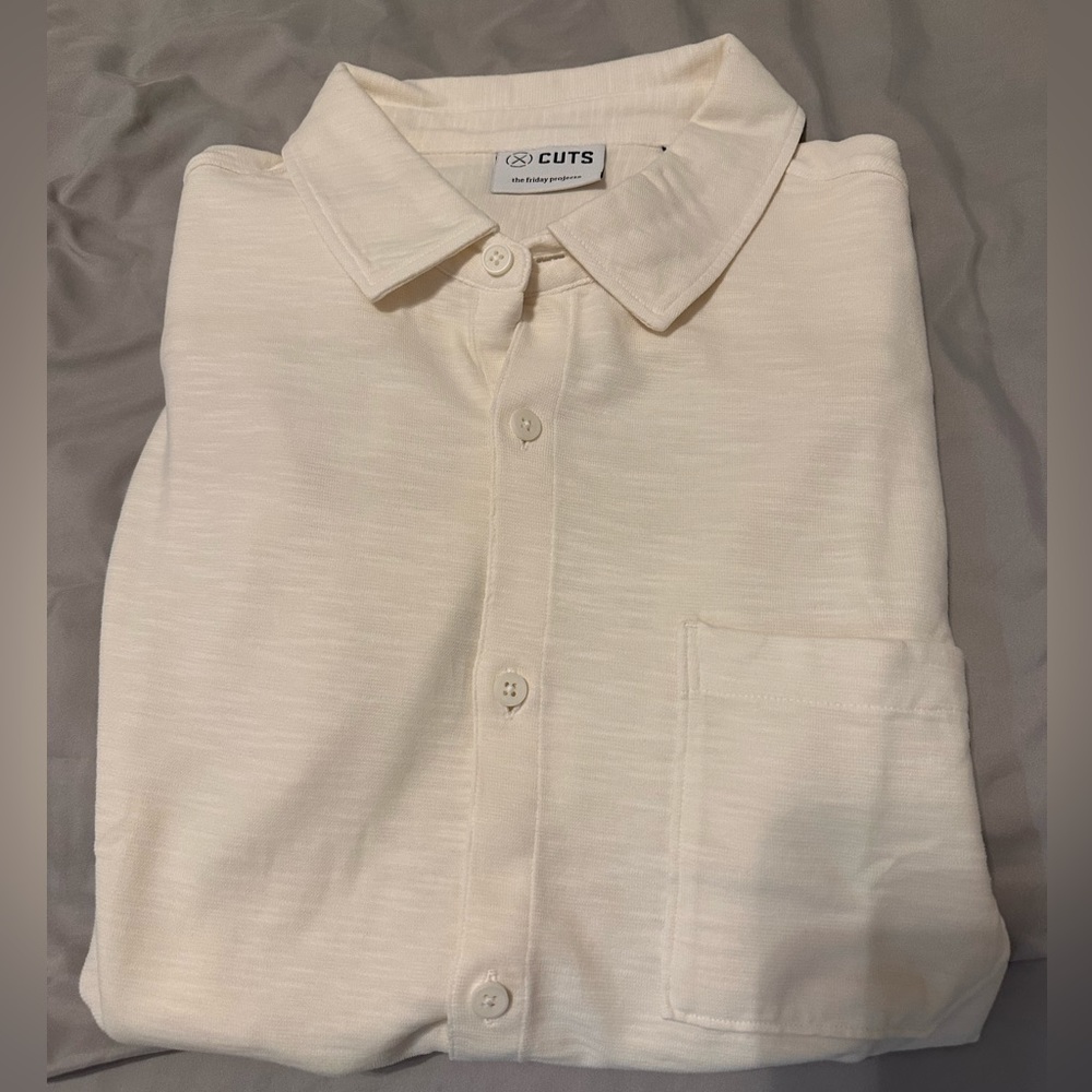 Cuts Riva Slub Button Down Shirt